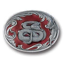 Sports Jewelry & Accessories Sports Accessories - Rattlesnake Enameled Belt Buckle JM Sports-7
