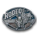 Sports Jewelry & Accessories Sports Accessories - Rodeo Bull Rider Enameled Belt Buckle JM Sports-7