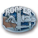 Sports Jewelry & Accessories Sports Accessories - Roofer Split Image Enameled Belt Buckle JM Sports-7