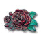 Sports Jewelry & Accessories Sports Accessories - Rose (Free Form) Enameled Belt Buckle JM Sports-7
