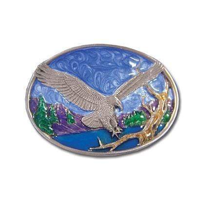 Sports Jewelry & Accessories Sports Accessories - Small Eagle Landing Enameled Belt Buckle JM Sports-7