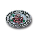 Sports Jewelry & Accessories Sports Accessories - Small Rose Enameled Belt Buckle JM Sports-7
