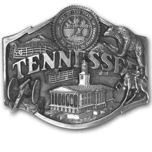 Sports Jewelry & Accessories Sports Accessories - Tennessee Antiqued Belt Buckle JM Sports-7