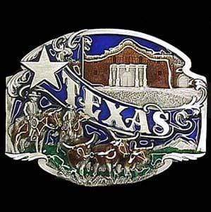 Sports Jewelry & Accessories Sports Accessories - Texas split image Enameled Belt Buckle JM Sports-7