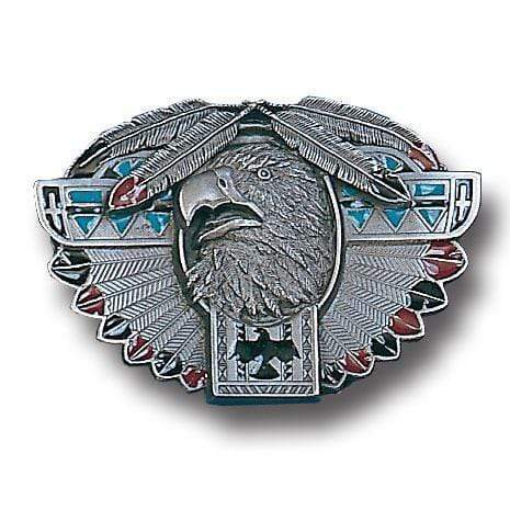Sports Jewelry & Accessories Sports Accessories - Thunderbird Totem Enameled Belt Buckle JM Sports-7