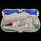 Sports Jewelry & Accessories Sports Accessories - Train in the Mountains Enameled Belt Buckle JM Sports-7