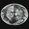 Sports Jewelry & Accessories Sports Accessories - Two Wolves (Diamond Cut) Enameled Belt Buckle JM Sports-7