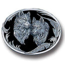 Sports Jewelry & Accessories Sports Accessories - Two Wolves Enameled Belt Buckle JM Sports-7
