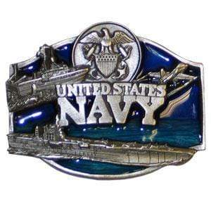 Sports Jewelry & Accessories Sports Accessories - U.S. Navy Enameled Belt Buckle JM Sports-7
