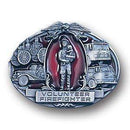 Sports Jewelry & Accessories Sports Accessories - Volunteer Firefighter Enameled Belt Buckle JM Sports-7