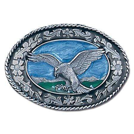 Sports Jewelry & Accessories Sports Accessories - Western Eagle Enameled Belt Buckle JM Sports-7