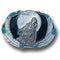 Sports Jewelry & Accessories Sports Accessories - Wolf Framed by Feathers Enameled Belt Buckle JM Sports-7
