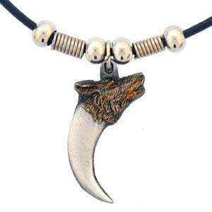 Sports Jewelry & Accessories Sports Accessories - Wolf on a Claw Adjustable Cord Necklace JM Sports-7
