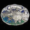 Sports Jewelry & Accessories Sports Accessories - Wyoming Elk Enameled Belt Buckle JM Sports-7