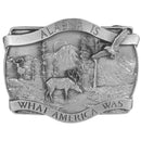 Sports Jewelry & Accessories Sports Jewelry & AccessoriesSports Accessories - Alaska Is What America Antiqued Belt Buckle JM Sports-7