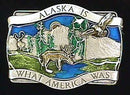 Sports Jewelry & Accessories Sports Jewelry & AccessoriesSports Accessories - Alaska Is What America Enameled Belt Buckle JM Sports-7