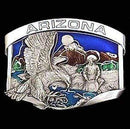 Sports Jewelry & Accessories Sports Jewelry & AccessoriesSports Accessories - Arizona Eagle Enameled Belt Buckle JM Sports-7