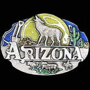 Sports Jewelry & Accessories Sports Jewelry & AccessoriesSports Accessories - Arizona Howling Wolf Enameled Belt Buckle JM Sports-7