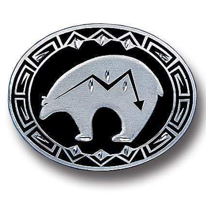 Sports Jewelry & Accessories Sports Jewelry & AccessoriesSports Accessories - Bear Fetish (Diamond Cut) Enameled Belt Buckle JM Sports-7