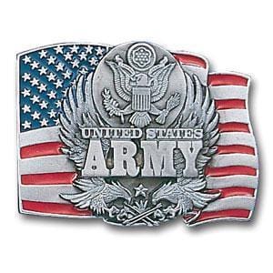 Sports Jewelry & AccessoriesSports Accessories - Army Enameled Belt Buckle-Jewelry & Accessories,Buckles,Enameled Buckles,-JadeMoghul Inc.