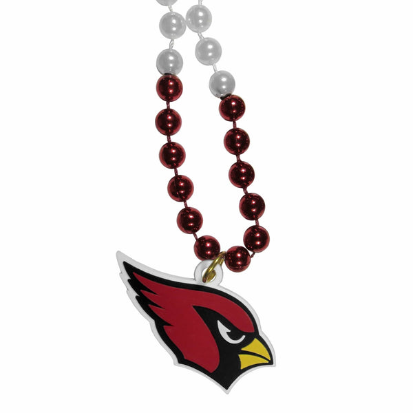Sports Jewelry NFL - Arizona Cardinals Mardi Gras Bead Necklace JM Sports-7