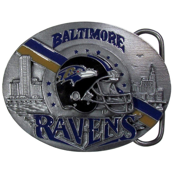 Sports Jewelry NFL - Baltimore Ravens Team Belt Buckle JM Sports-7