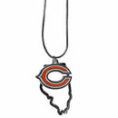 Sports Jewelry NFL - Chicago Bears State Charm Necklace JM Sports-7