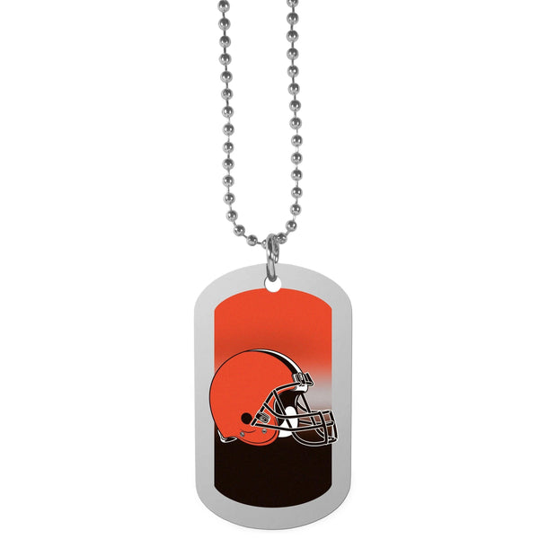 Sports Jewelry NFL - Cleveland Browns Team Tag Necklace JM Sports-7