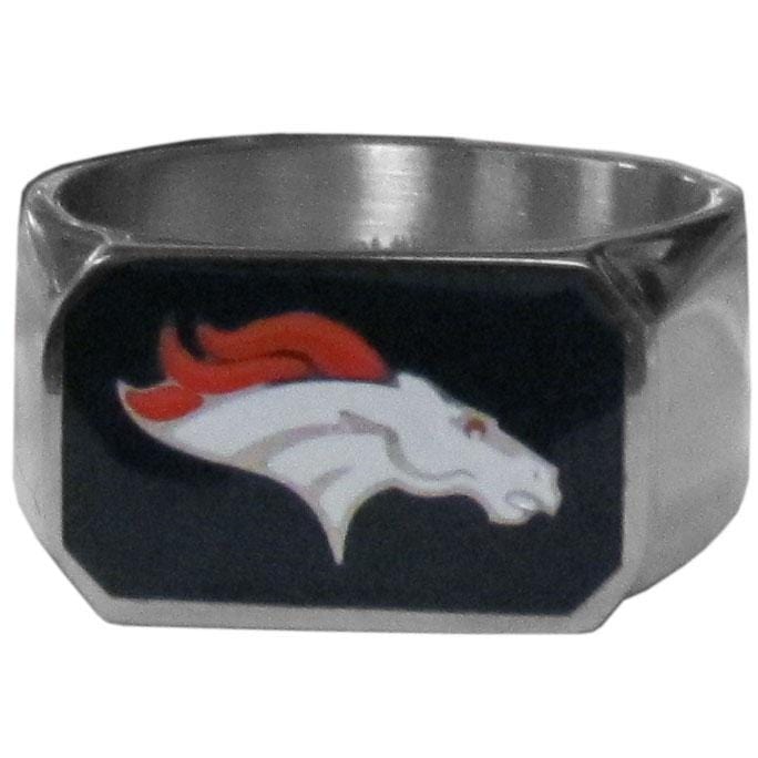Sports Jewelry NFL - Denver Broncos Steel Ring JM Sports-7