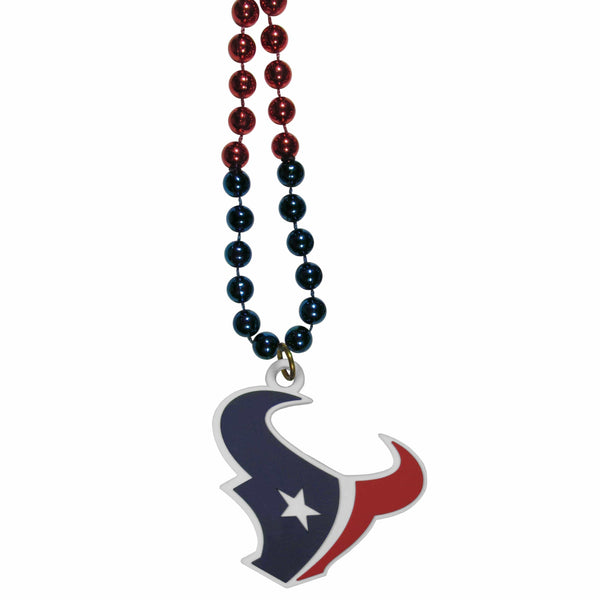 Sports Jewelry NFL - Houston Texans Mardi Gras Necklace JM Sports-7