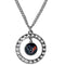 Sports Jewelry NFL - Houston Texans Rhinestone Hoop Necklace JM Sports-7