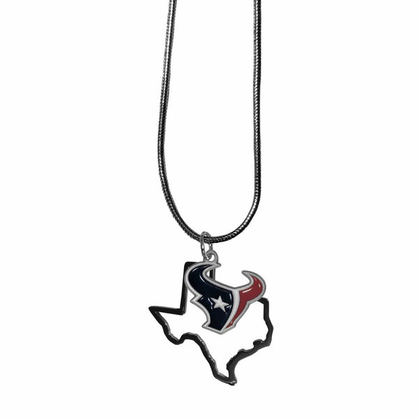 Sports Jewelry NFL - Houston Texans State Charm Necklace JM Sports-7