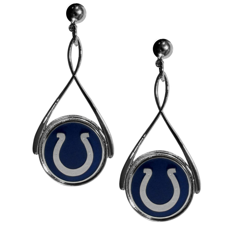 Sports Jewelry NFL - Indianapolis Colts Tear Drop Earrings JM Sports-7