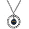 Sports Jewelry NFL - Los Angeles Chargers Rhinestone Hoop Necklace JM Sports-7