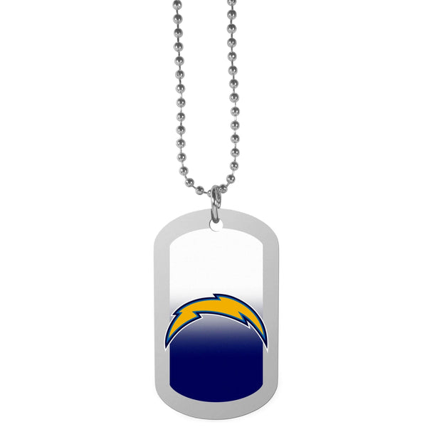 Sports Jewelry NFL - Los Angeles Chargers Team Tag Necklace JM Sports-7
