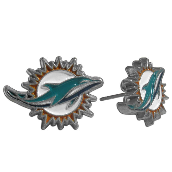 Sports Jewelry NFL - Miami Dolphins Stud Earrings JM Sports-7