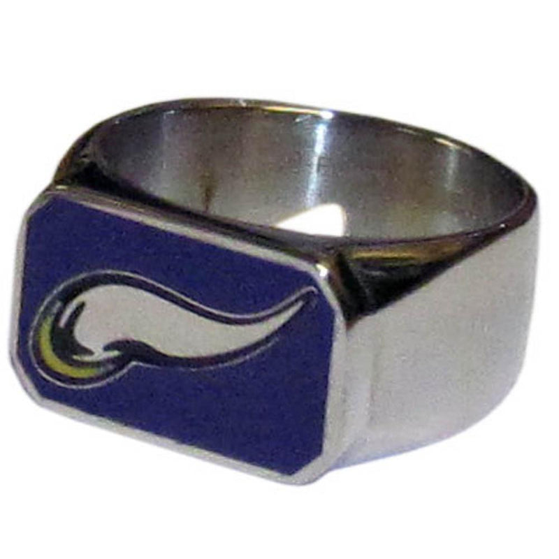 Sports Jewelry NFL - Minnesota Vikings Steel Ring JM Sports-7