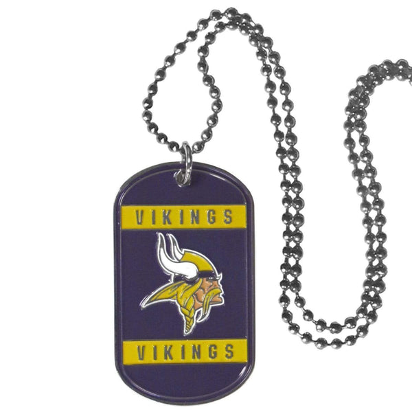 Sports Jewelry NFL - Minnesota Vikings Tag Necklace JM Sports-7