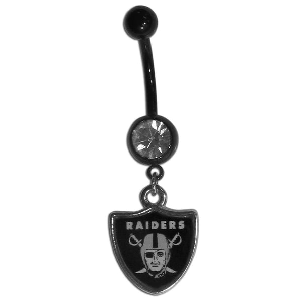 Sports Jewelry NFL - Oakland Raiders Navel Ring JM Sports-7