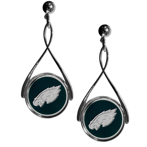 Sports Jewelry NFL - Philadelphia Eagles Tear Drop Earrings JM Sports-7