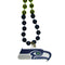 Sports Jewelry NFL - Seattle Seahawks Mardi Gras Bead Necklace JM Sports-7