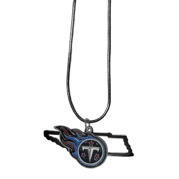 Sports Jewelry NFL - Tennessee Titans State Charm Necklace JM Sports-7