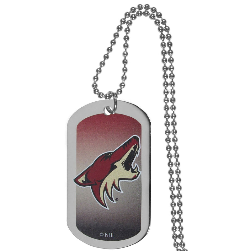 Sports Jewelry NHL - Arizona Coyotes Team Tag Necklace JM Sports-7