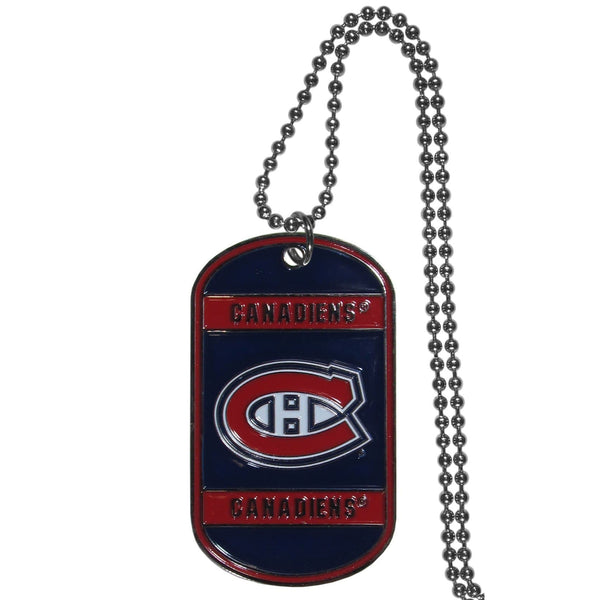 Sports Jewelry NHL - Montreal Canadiens Tag Necklace JM Sports-7