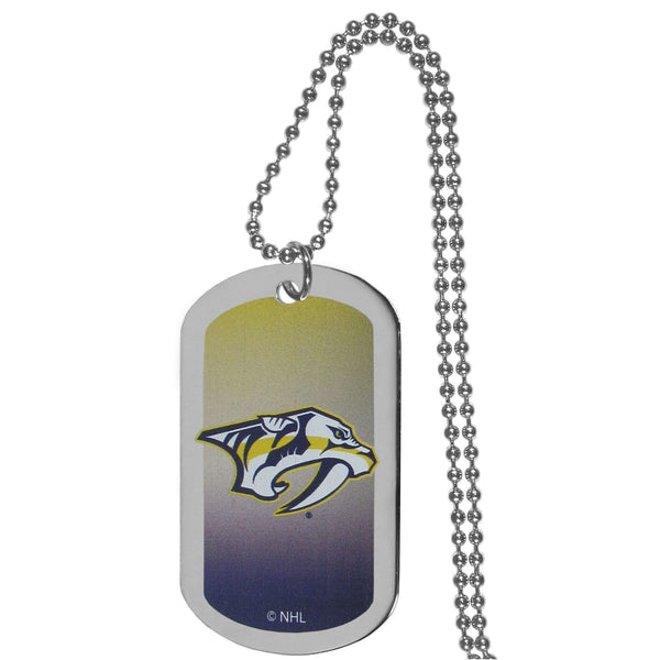 Sports Jewelry NHL - Nashville Predators Team Tag Necklace JM Sports-7
