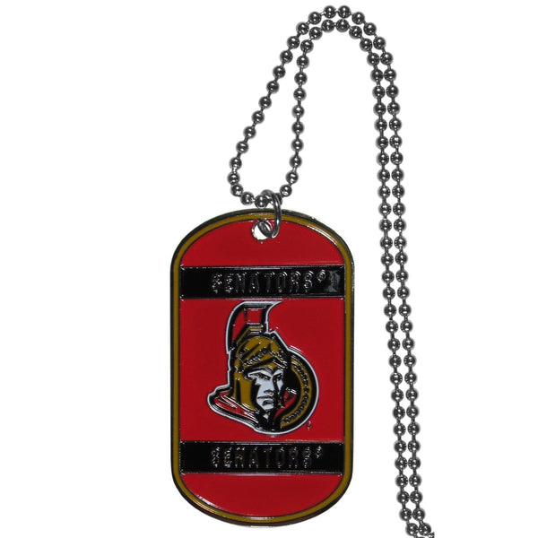 Sports Jewelry NHL - Ottawa Senators Tag Necklace JM Sports-7