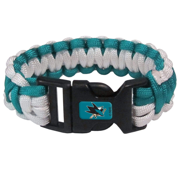 Sports Jewelry NHL - San Jose Sharks Survivor Bracelet JM Sports-7
