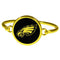 Sports Jewelry Philadelphia Eagles Gold Tone Bangle Bracelet JM Sports-7
