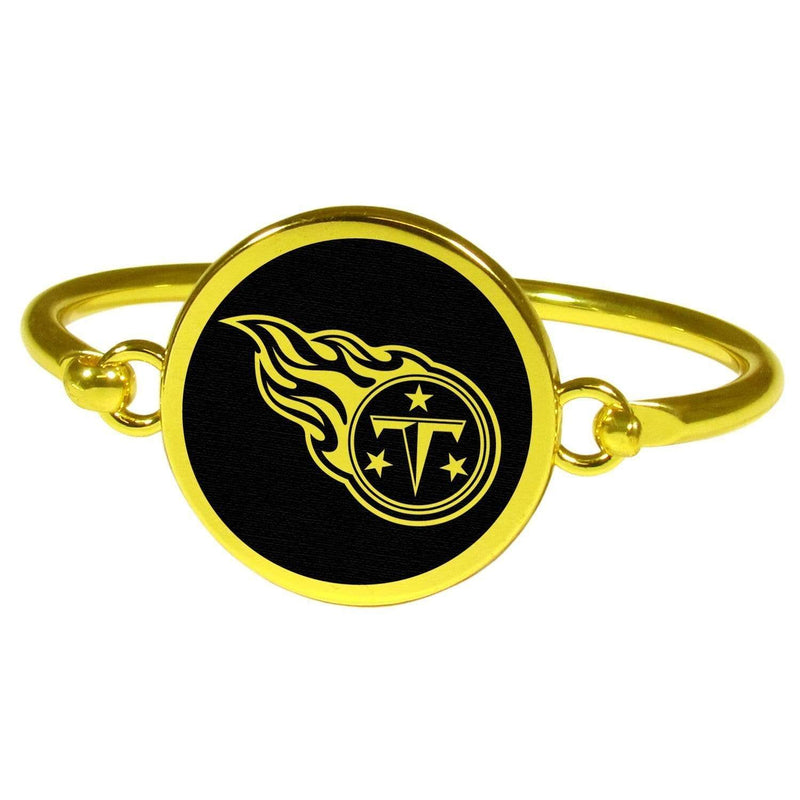 Tennessee Titans Gold Tone Bangle Bracelet