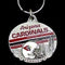 Sports Key Chain NFL - Arizona Cardinals Oval Carved Metal Key Chain JM Sports-7